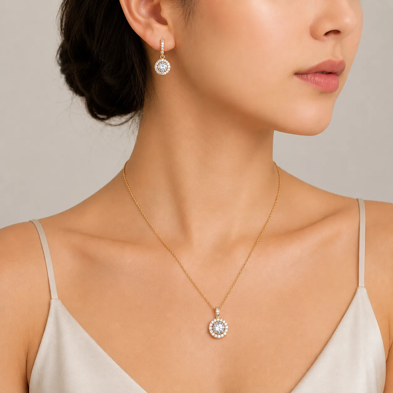 Jewelry Placement and Fit Correction &mdash; Model Retouching in Jewelry Photo after professional editing by Jewelry Photo Magic