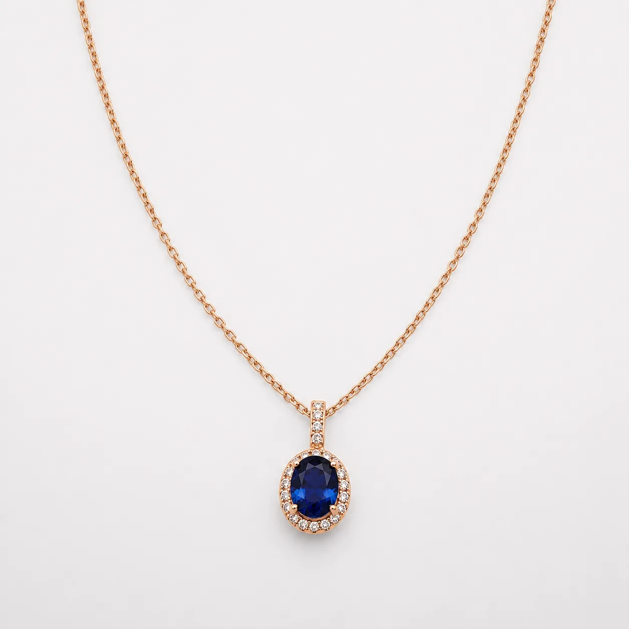 Necklace Chain Straightening &mdash; Necklace Chain Alignment after professional editing by Jewelry Photo Magic