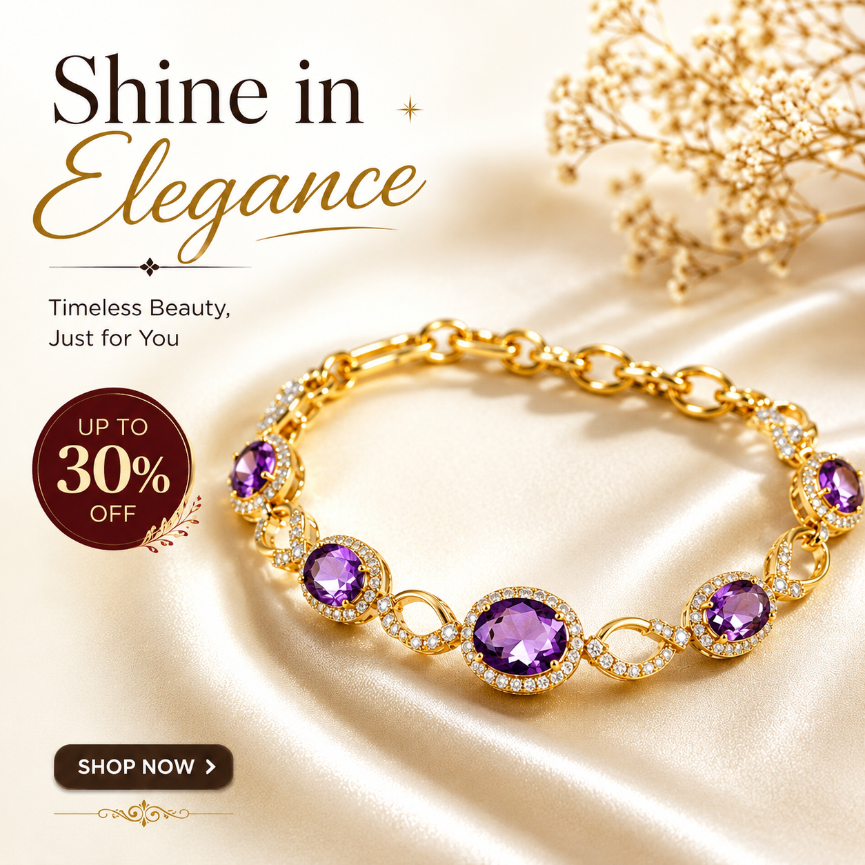 Promotional Banner Creation — Creative Jewellery Editing after professional editing by Jewelry Photo Magic