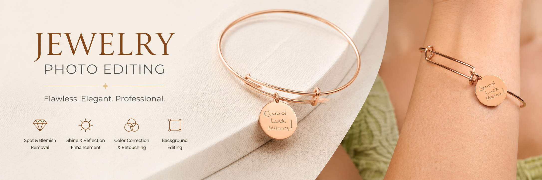 Mock Ups — jewelry photo editing service and pricing