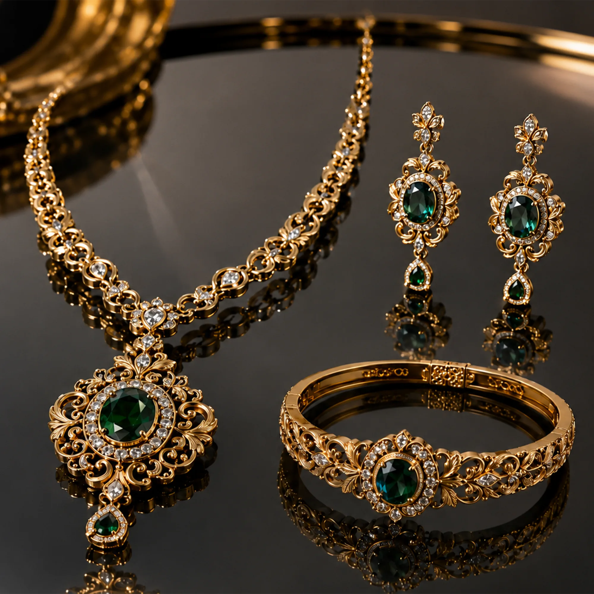Drop Shadow and Mirror Effect — jewelry retouching by Jewelry Photo Magic